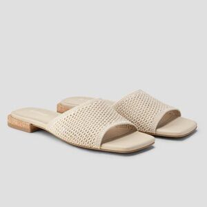 VIVAIA Marianna Wide Woven Band Square Toe Sandals Size 8 (39)